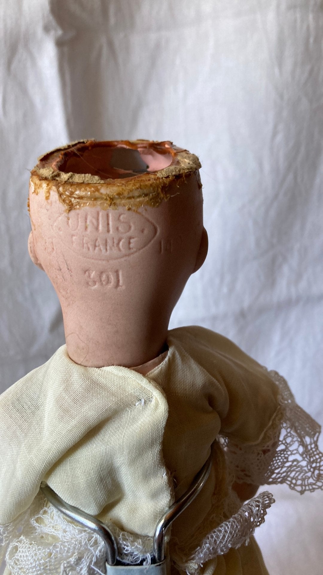 Twee foto’s exstra van antiek popje, Antiek en Kunst, Antiek | Speelgoed, Ophalen of Verzenden