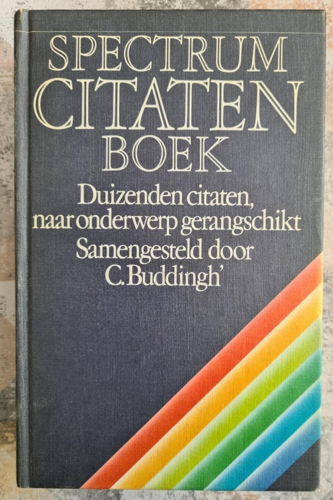 Spectrum Citatenboek - ca. 10.000 citaten - C. Buddingh', Boeken, Ophalen of Verzenden, Zo goed als nieuw