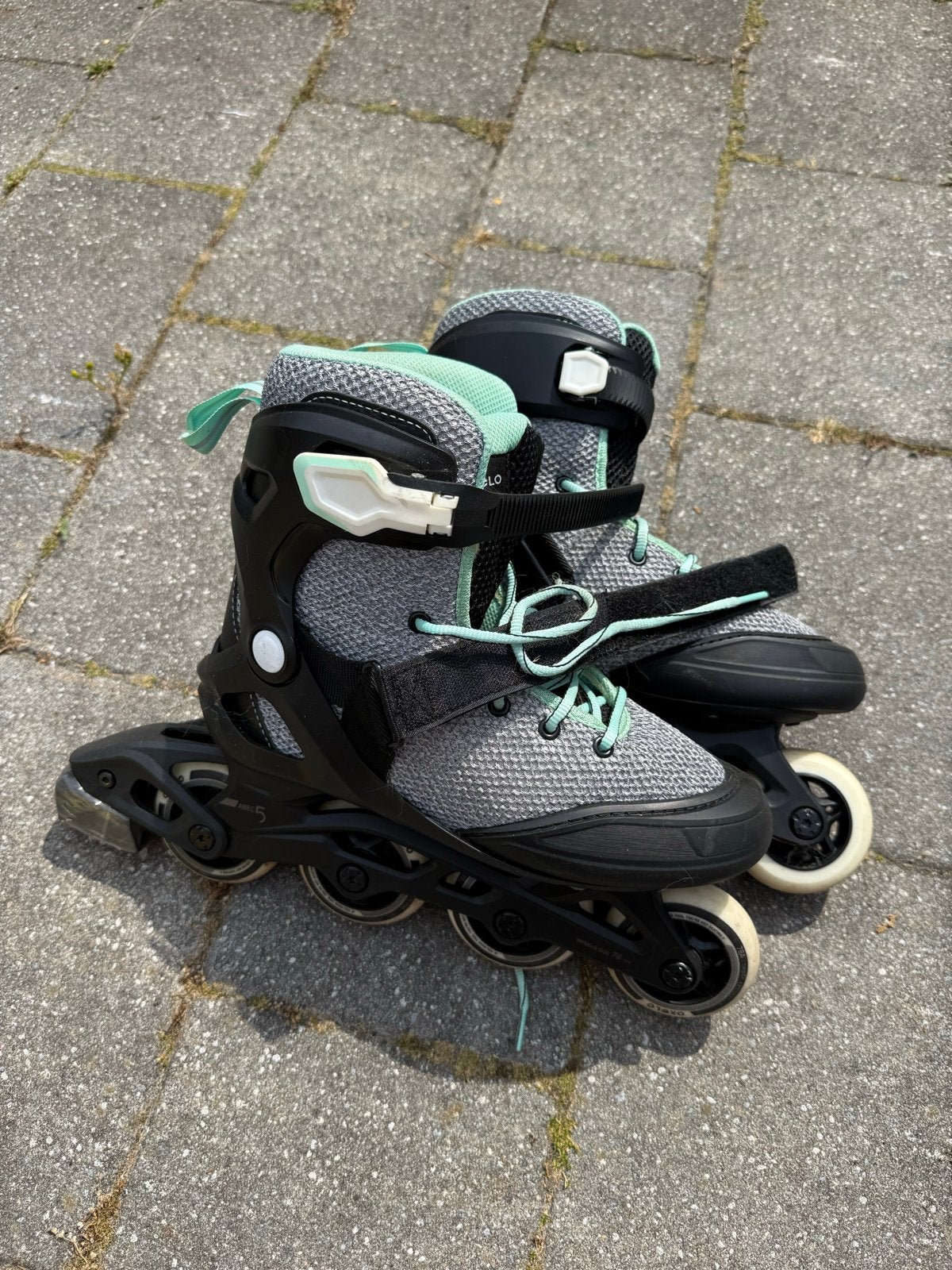 Oxelo Fit 5 inline skates - Maat 39, Ophalen, Gebruikt, Overige typen, Overige merken