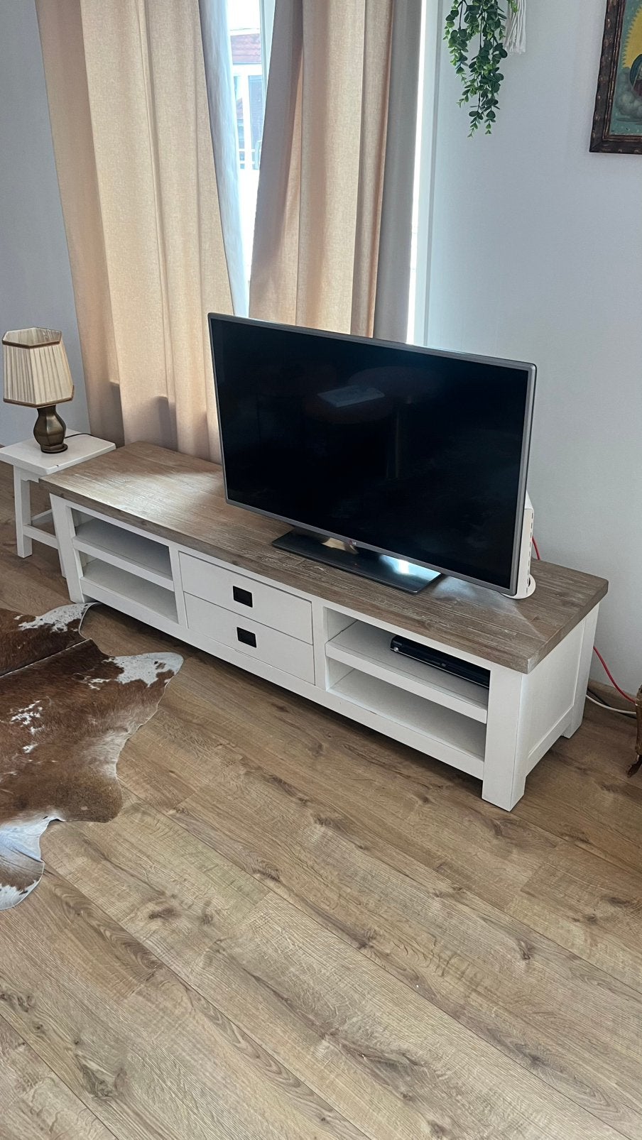 TV meubel, Ophalen, Gebruikt, 150 tot 200 cm, Minder dan 100 cm