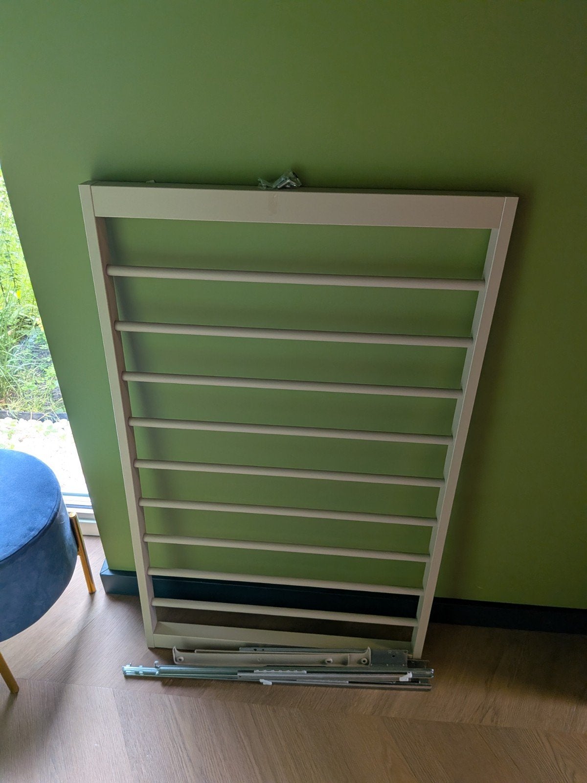 Gratis - Beige PAX Complement broekhanger 1 meter breed, Huis en Inrichting, Ophalen, Gebruikt, 50 tot 100 cm, Metaal