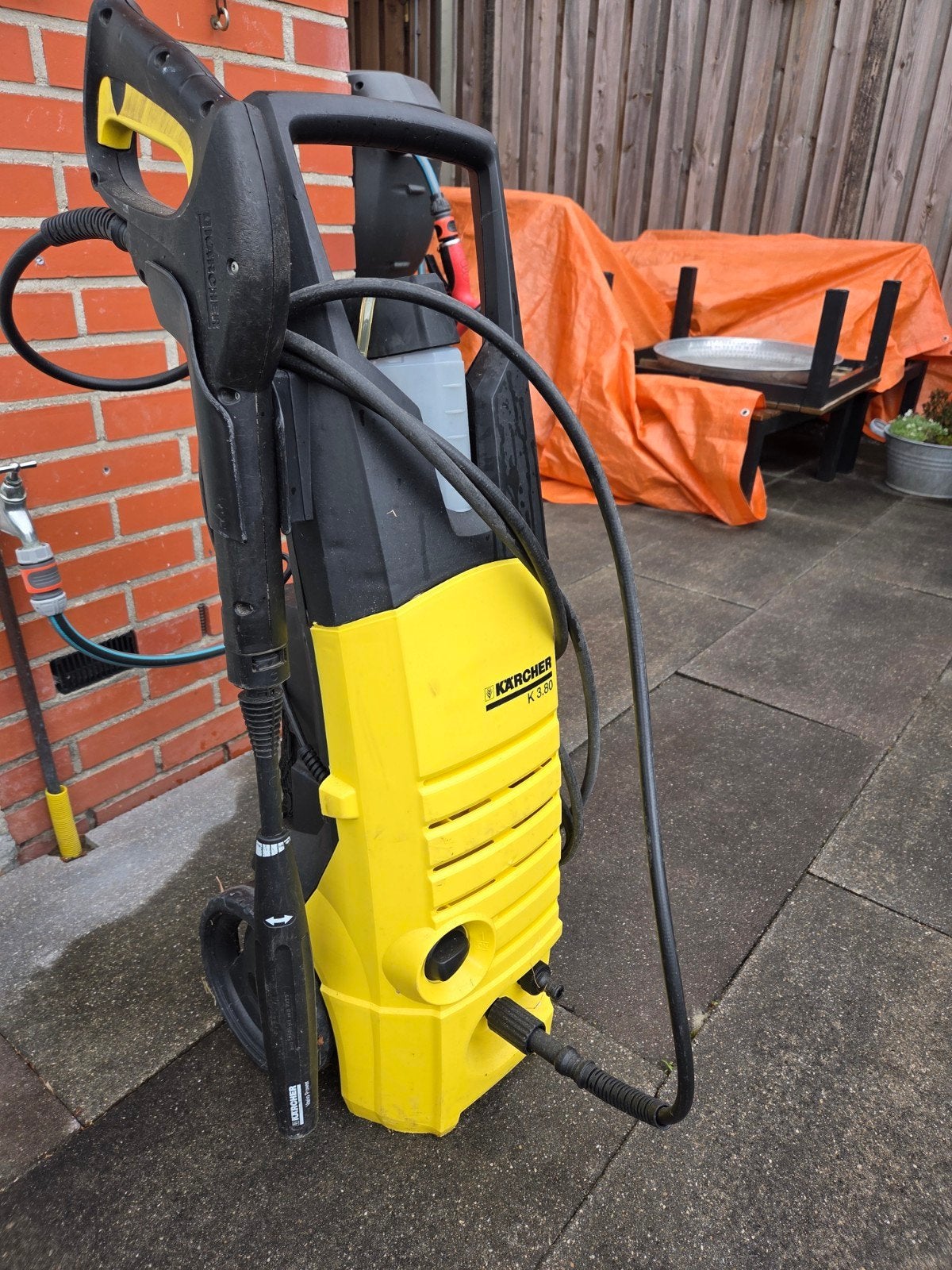 Kärcher K 3.80 hogedrukreiniger, Tuin en Terras, Hogedrukreinigers, Ophalen, Gebruikt, Elektrisch, Kärcher