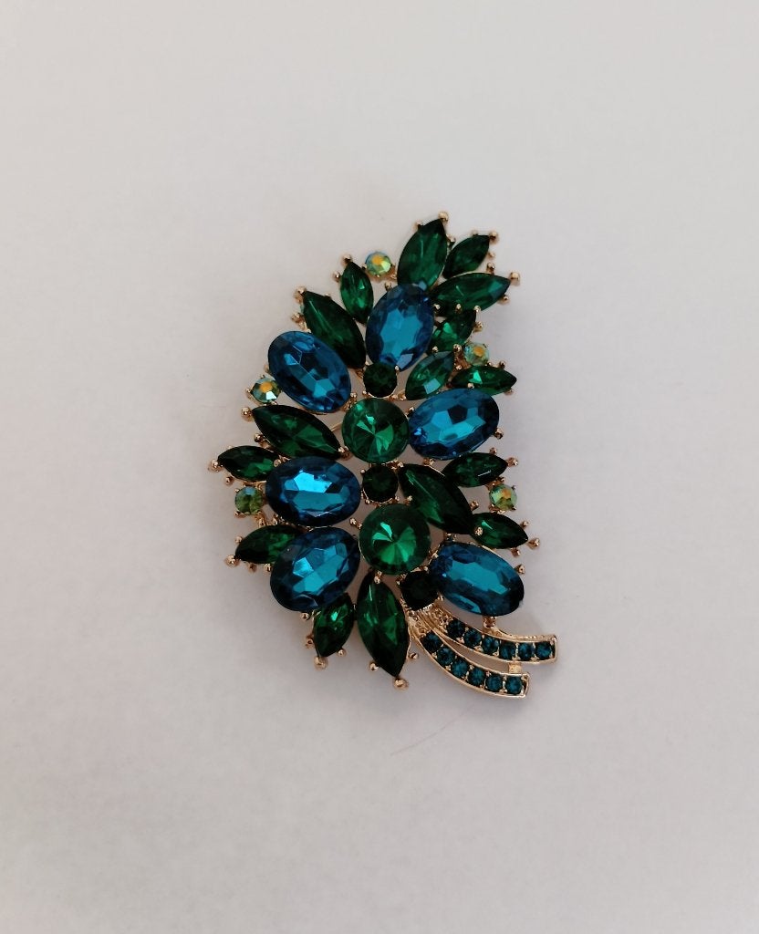 Bloem broche, Sieraden, Tassen en Uiterlijk, Broches, Overige materialen, Overige kleuren, Nieuw, Ophalen of Verzenden