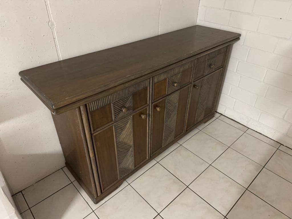 Dressoir Sideboard Kast Kommode Kast Vintage Hout Massief, Huis en Inrichting, Kasten | Dressoirs, Gebruikt, 150 tot 200 cm, Ophalen of Verzenden