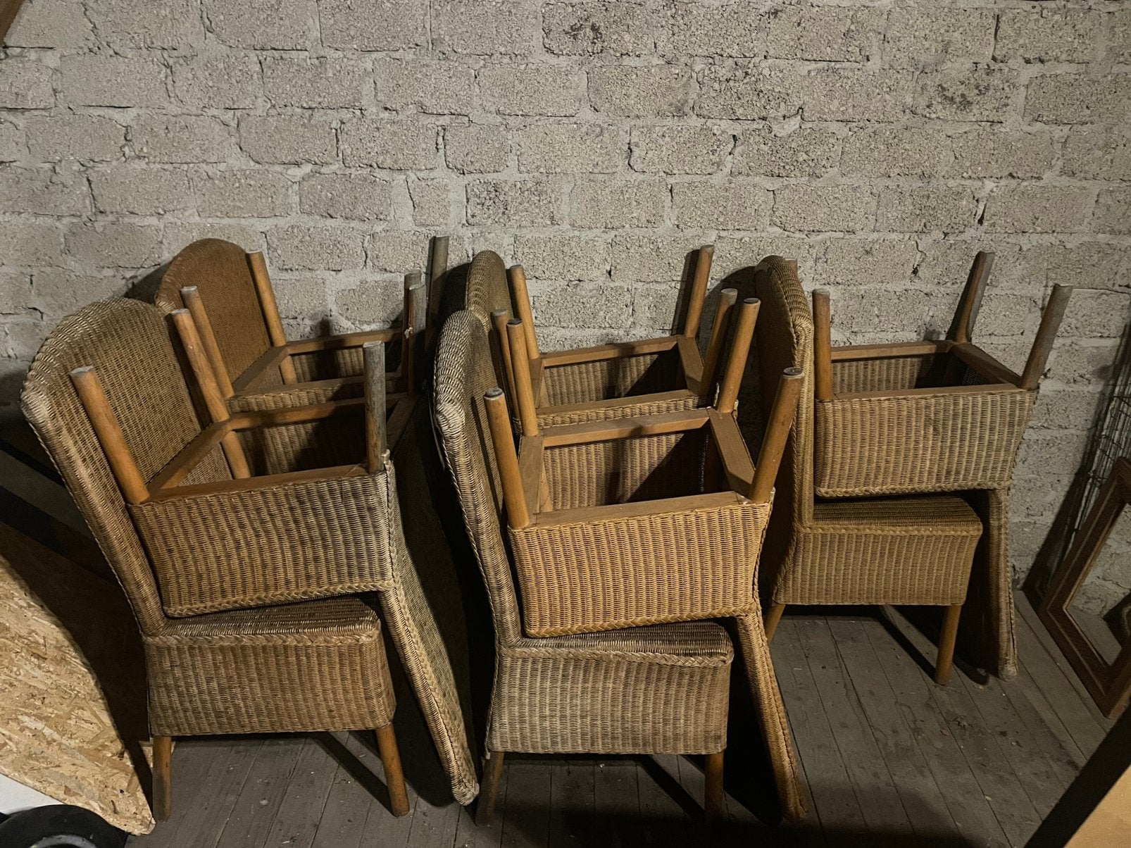 Rieten stoelen gratis, Ophalen, Gebruikt, Overige kleuren, Riet of Rotan
