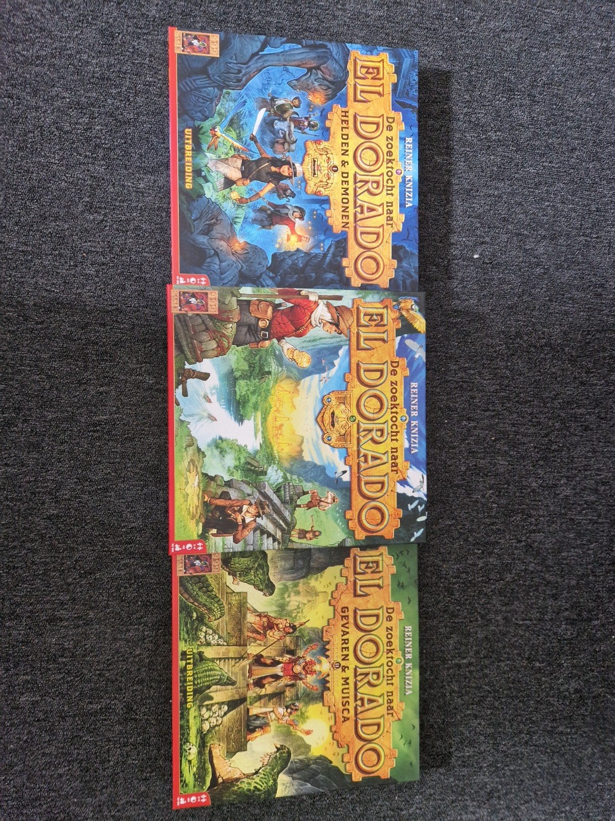 EL DORADO plus uitbreidingen., Hobby en Vrije tijd, Gezelschapsspellen | Bordspellen, Ophalen of Verzenden, Zo goed als nieuw