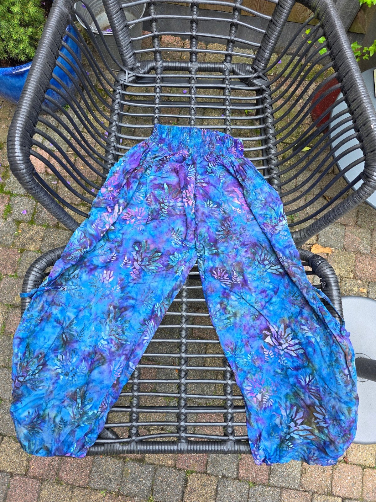 Billy B. Amsterdam broek - Blauw/Paars, Maat 38/40 (M), Blauw, Ophalen of Verzenden, Zo goed als nieuw