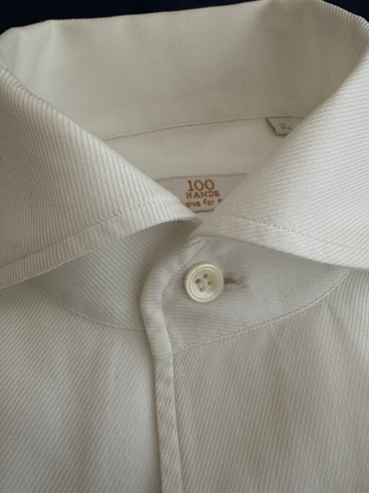 100 Hands shirt, Verzenden, Zo goed als nieuw, Wit, Halswijdte 39/40 (M)