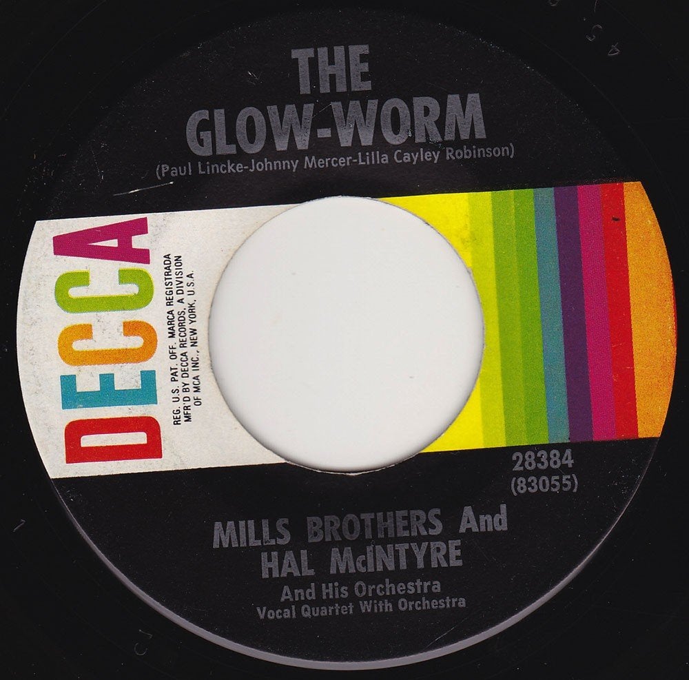 Mills Brothers - The Glow Worm 7", Verzenden, Zo goed als nieuw, 7 inch, Pop