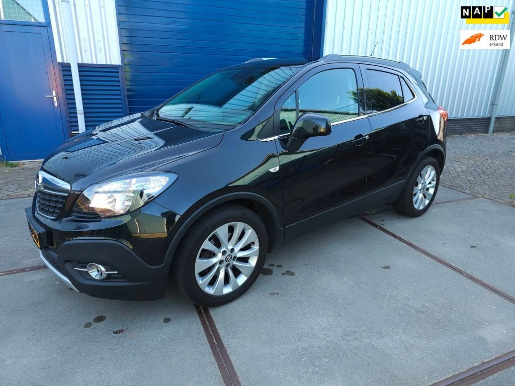 Opel Mokka 1.4 T Cosmo / Navi / NAP /Trekhaak, Auto's, Opel, Voorwielaandrijving, Gebruikt, Zwart, 4 cilinders