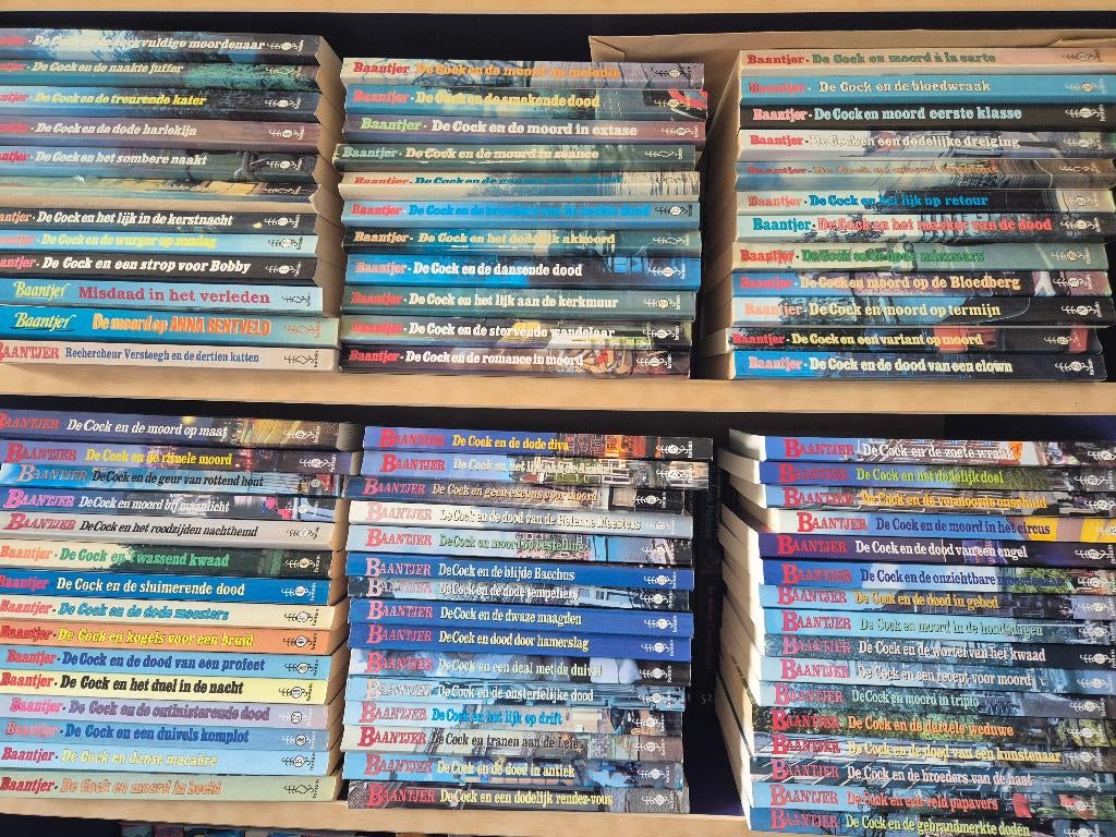 Baantjer boeken hele serie nr 1 t/m 80, Ophalen, Gelezen, A.C. Baantjer, Nederland