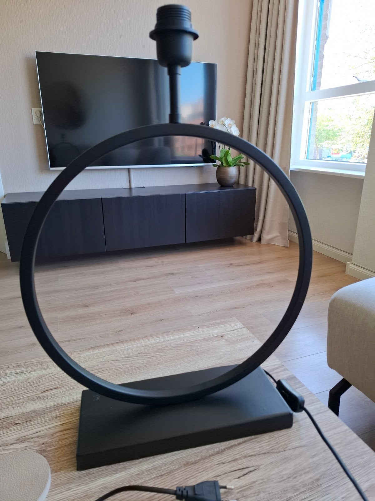 Moderne lampenvoet van Light & Living, Ophalen, Met schakelaar, E27 (groot), Zo goed als nieuw