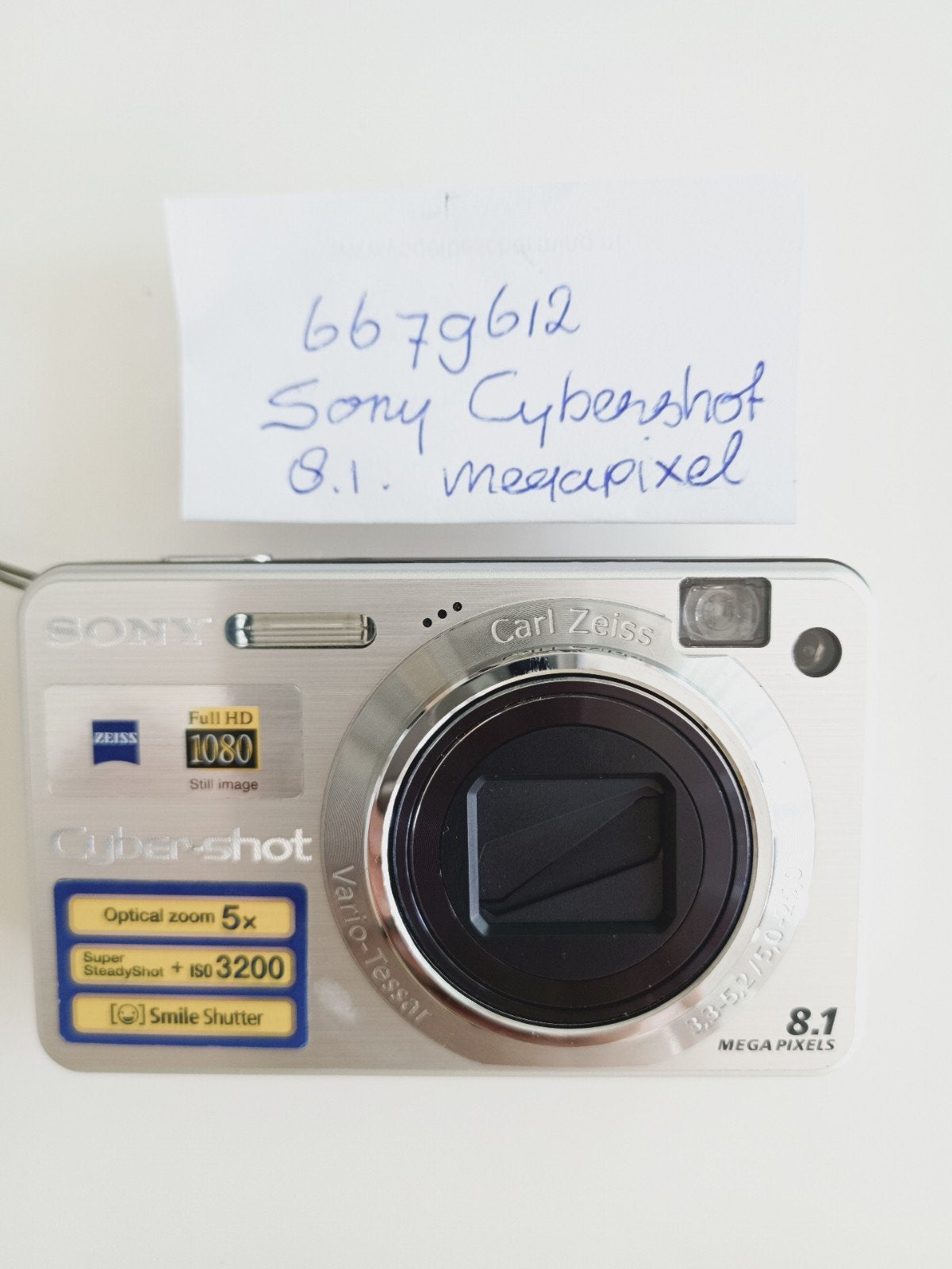 Sony Cybershot DSC-W150 8.1 Megapixel Compactcamera, Ophalen