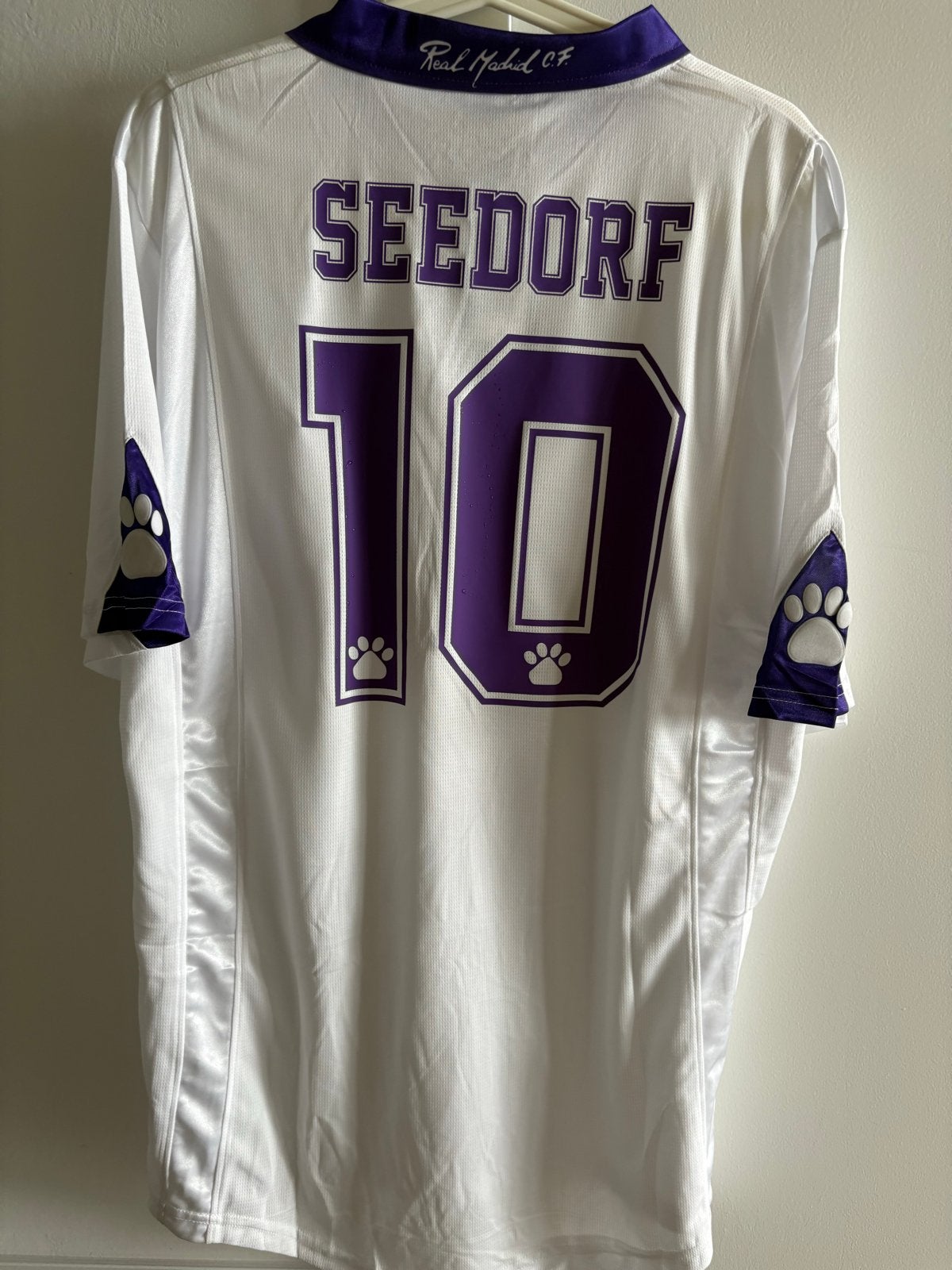 Retro Real Madrid Seedorf shirt - Maat Large kelme Teka, Maat 52/54 (L), Wit, Nieuw, Ophalen of Verzenden
