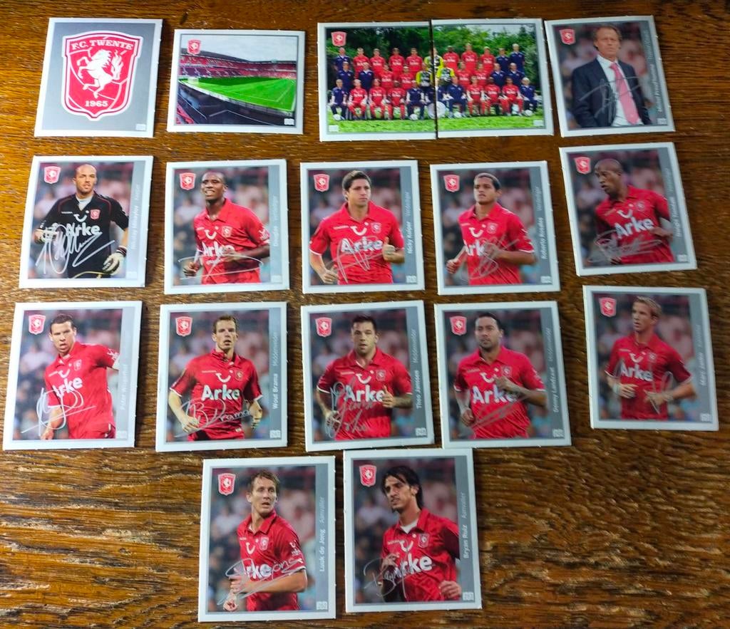 FC Twente 50  stickers van 4 seizoenen, Ophalen of Verzenden, Zo goed als nieuw