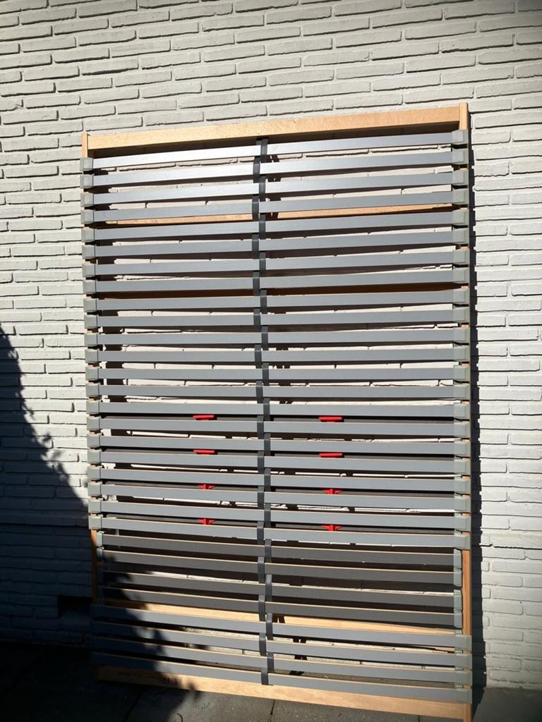 Lattenbodem Selecta VAL FR6 N 140x210 met poten, Huis en Inrichting, Slaapkamer | Bedden, Ophalen, Verstelbaar, Bruin, 210 cm