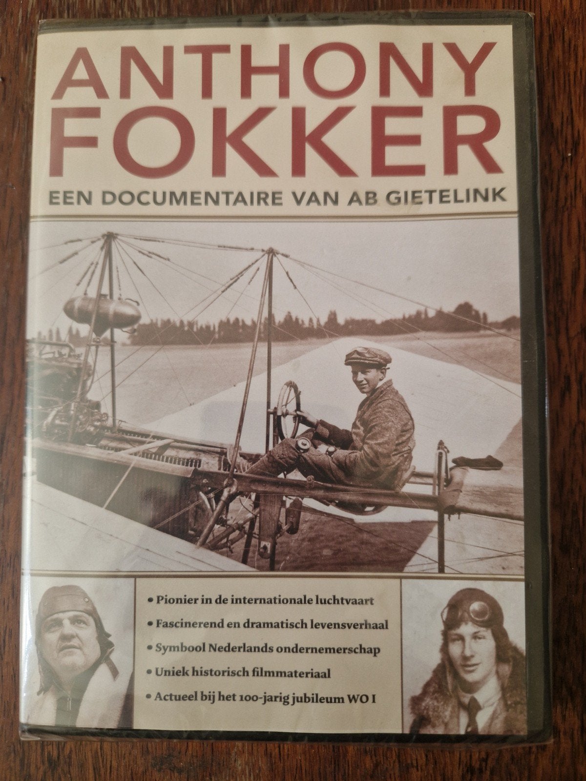 Anthony Fokker: Een documentaire van Ab Gietelink (DVD), Alle leeftijden, Politiek of Geschiedenis, Nieuw in verpakking, Ophalen of Verzenden