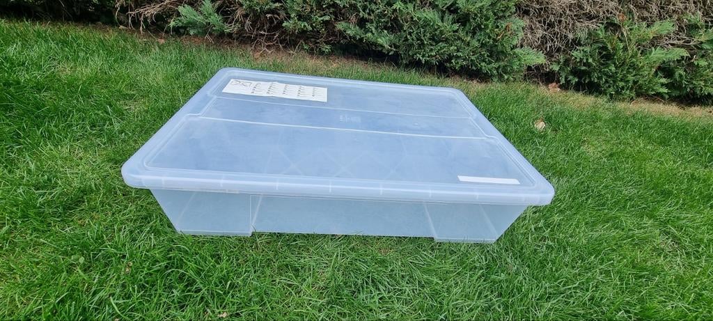 Ikea Samla opbergbox met deksel, 78x56x18 cm, Ophalen, Kunststof, 50 tot 100 cm, Zo goed als nieuw