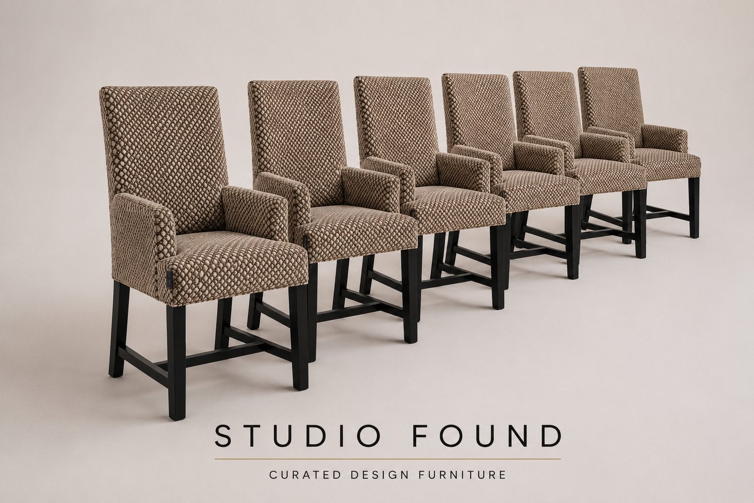 Keijser & Co | Exclusieve set van 6 design eetkamerstoelen, Ophalen of Verzenden, Zo goed als nieuw, Vijf, Zes of meer stoelen