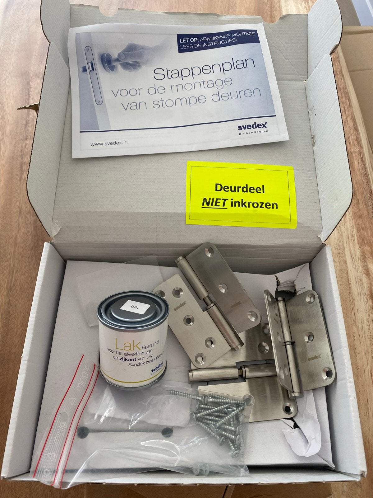 Svedex Deurbeslag Set - Nieuw en Compleet, Ophalen of Verzenden, Nieuw, Metaal, Binnendeur