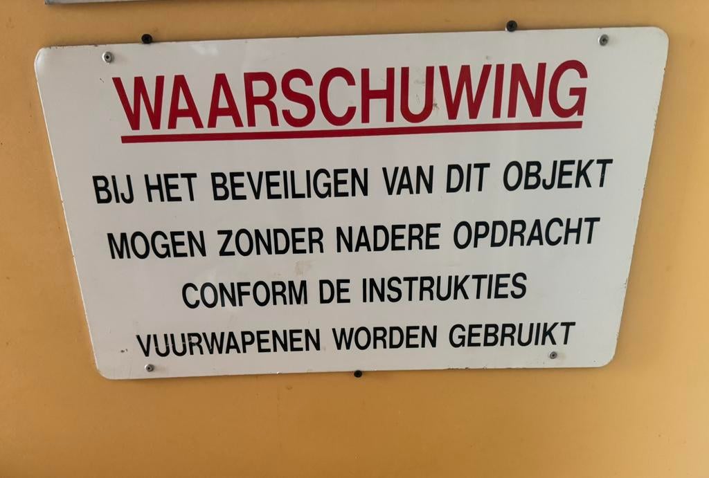 Oefenterrein militaire bord, Verzamelen, Militaria | Algemeen, Ophalen of Verzenden, Landmacht, Nederland