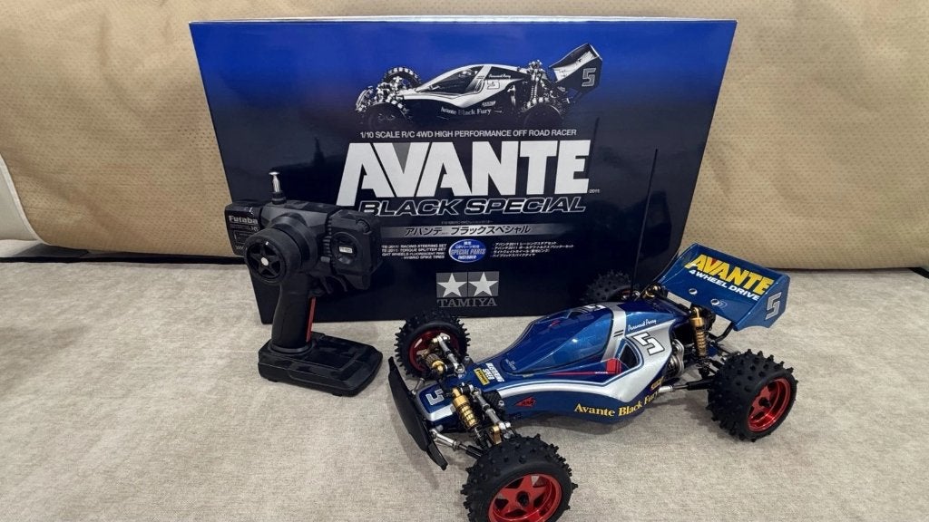 Tamiya Avante Black Special 1/10 RC Buggy, Ophalen, Zo goed als nieuw, Auto offroad, RTR (Ready to Run)