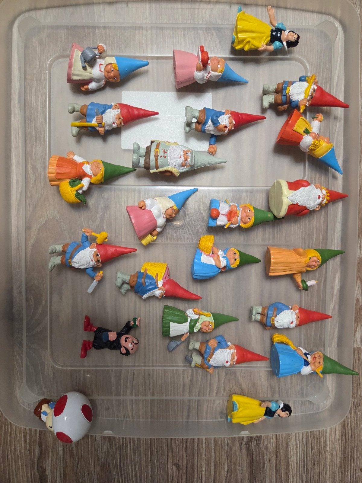 Grote verzameling david de kabouter  en andere figuren, Ophalen of Verzenden, Gebruikt