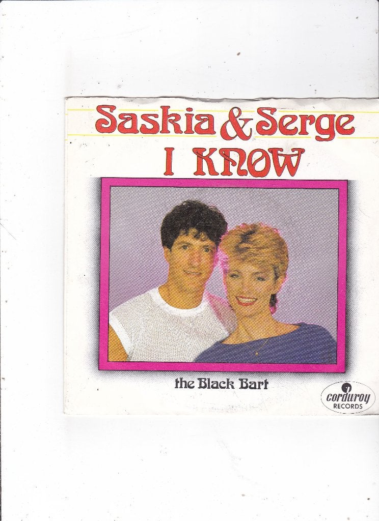 7" Single Saskia & Serge - I know, Cd's en Dvd's, Ophalen of Verzenden, Gebruikt, 7 inch, Pop
