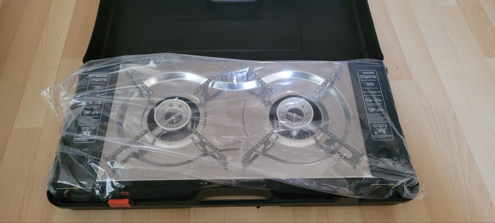 portable gas stove met 2 branders nieuwe in de doos, Ophalen of Verzenden, Nieuw