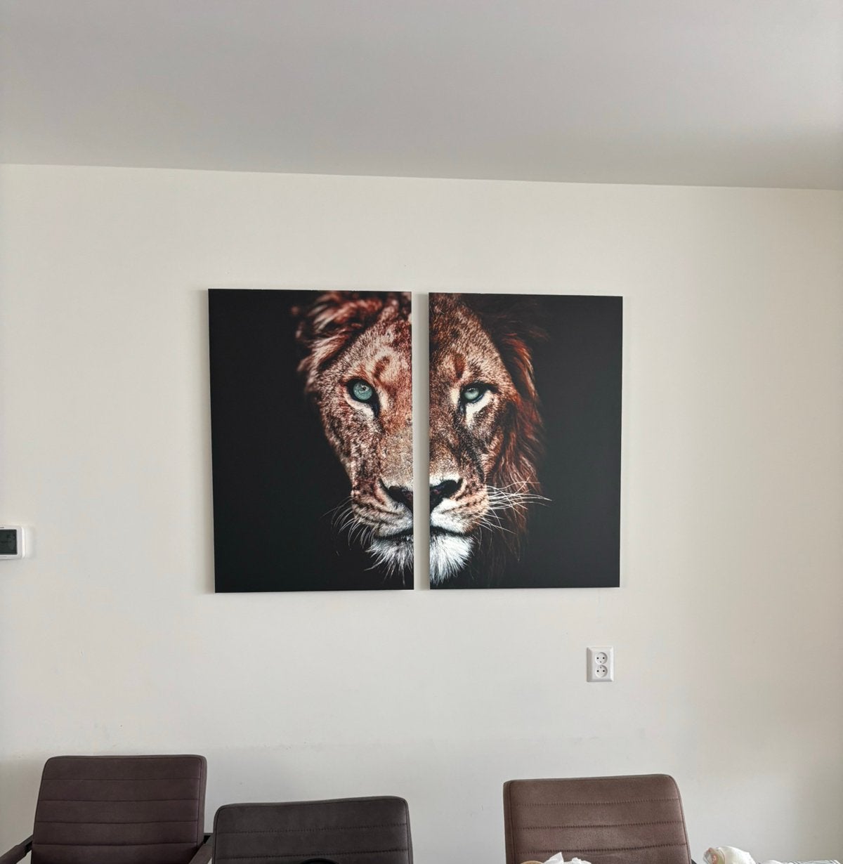 Schilderij leeuw / leeuwin (dier / dieren), Ophalen