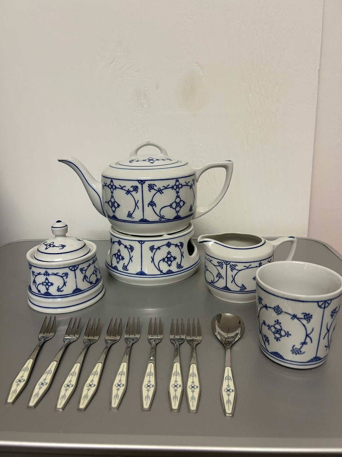 Blau-Saks Jäger servies….zeer veel., Huis en Inrichting, Ophalen, Porselein, Overige stijlen