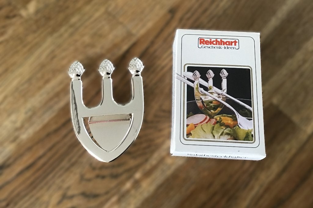 Verzilverde saladebestekhouder Reichhart *NIEUW*, Ophalen of Verzenden, Nieuw, Zilver