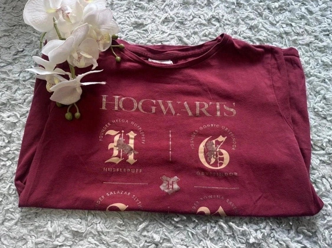 Leuk bordeaux rood shirt van Harty Potter, maat 170, Kinderen en Baby's, Ophalen of Verzenden, Gebruikt, Meisje, Shirt of Longsleeve