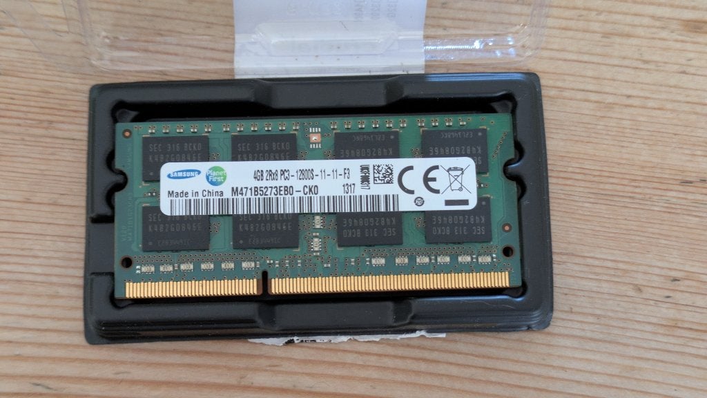 Samsung 4Gb RAM DDR3-1600MHz SO-DIMM 1,5V, Gebruikt, DDR3, Ophalen of Verzenden, Laptop