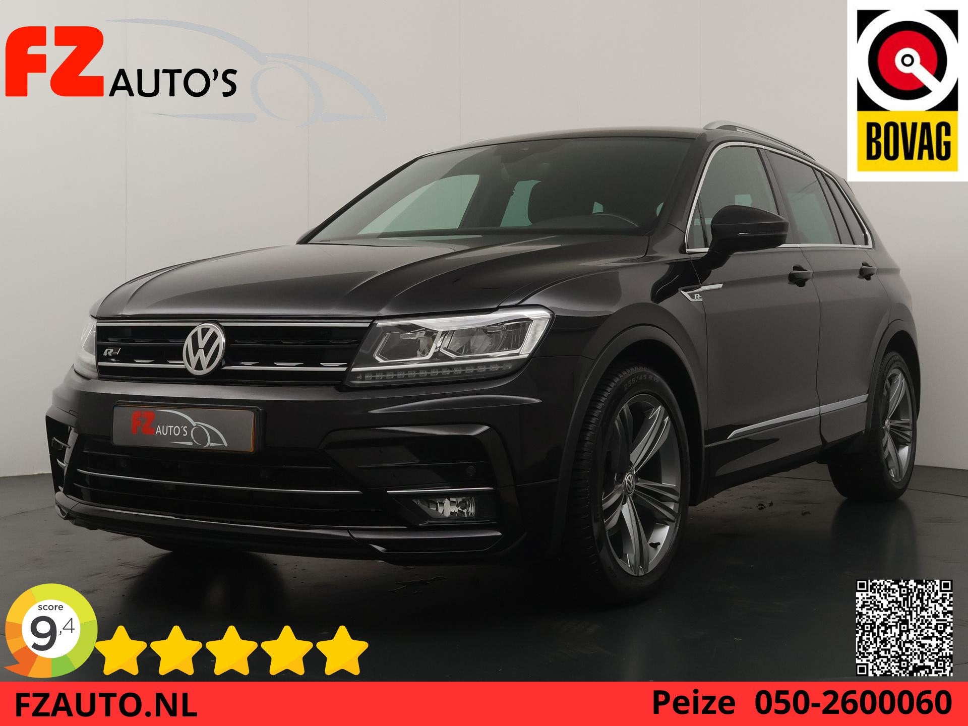 Volkswagen Tiguan 1.4 TSI Comfortline Business - Navigatie -, Auto's, Volkswagen, Voorwielaandrijving, Gebruikt, 4 cilinders, Zwart