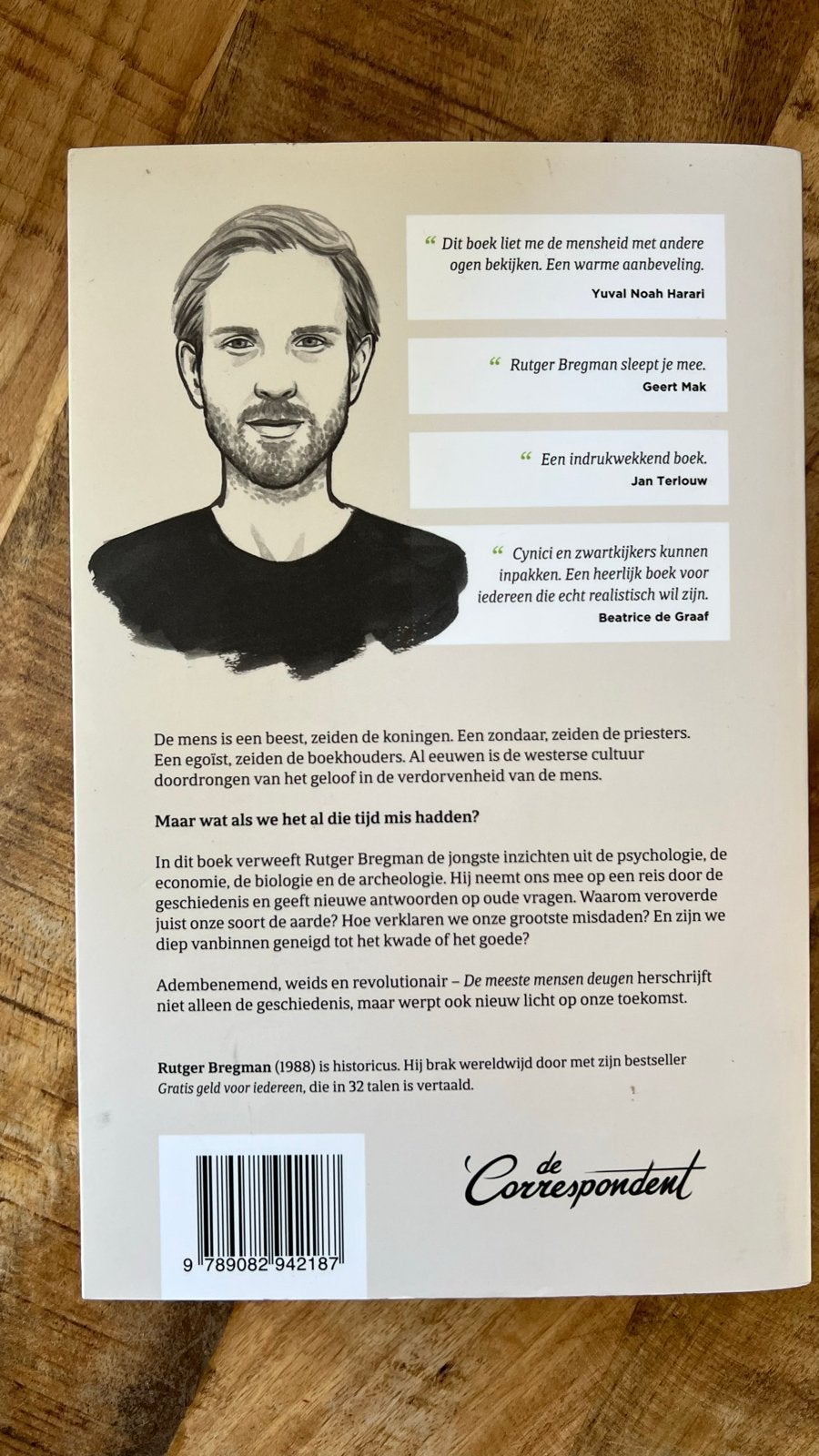 De Meeste Mensen Deugen - Rutger Bregman (NS Publieksprijs), Ophalen of Verzenden, Zo goed als nieuw, Nederland