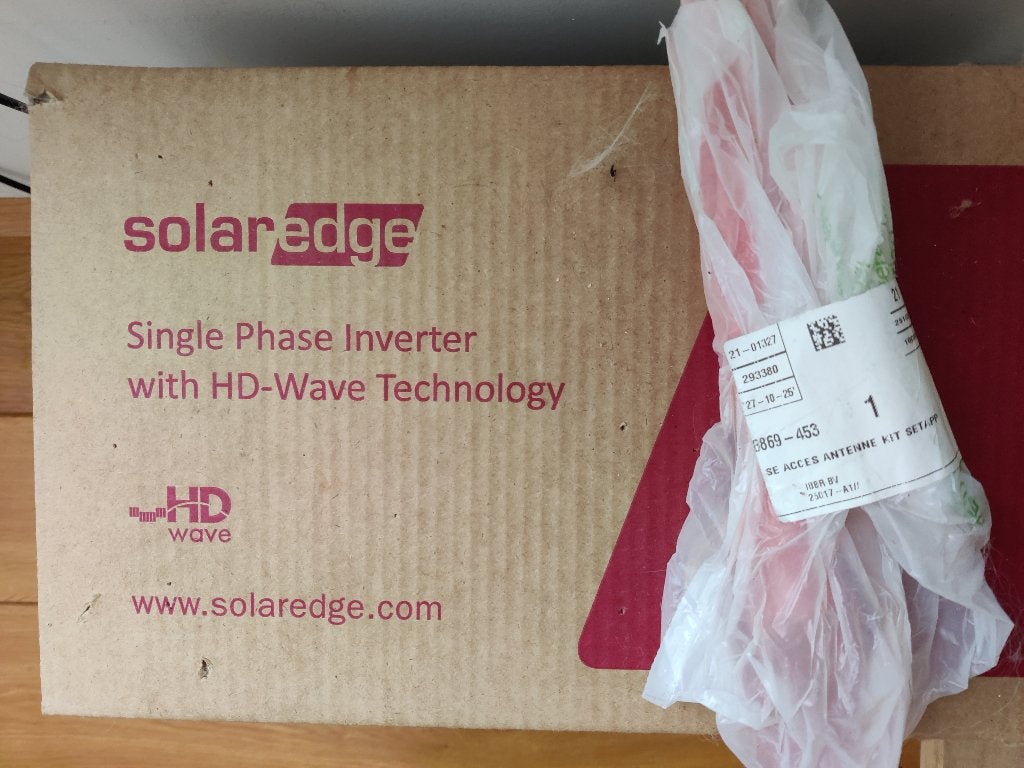 SolarEdge omvormer 3,5 kW, Ophalen, Nieuw, Overige typen, 200 wattpiek of meer