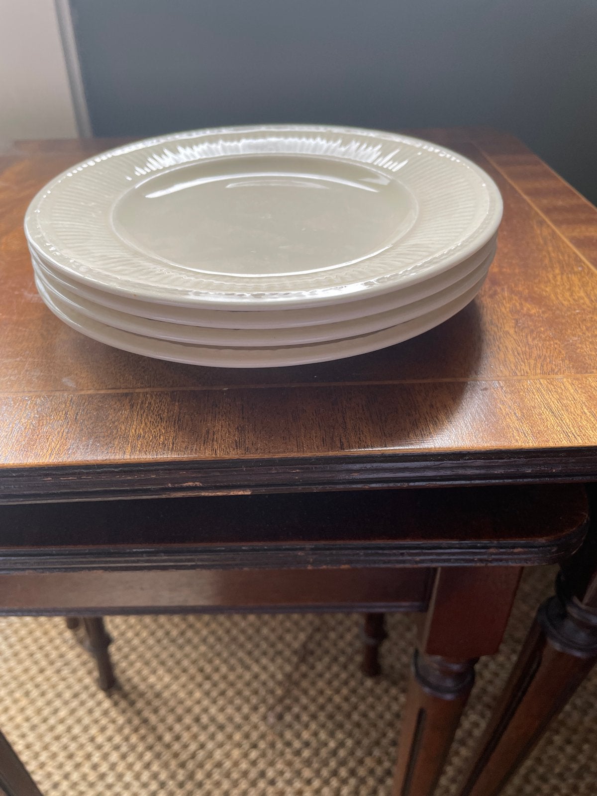 Set van 4 Wedgwood Queen's Ware Edme Gebaksborden, Ophalen of Verzenden