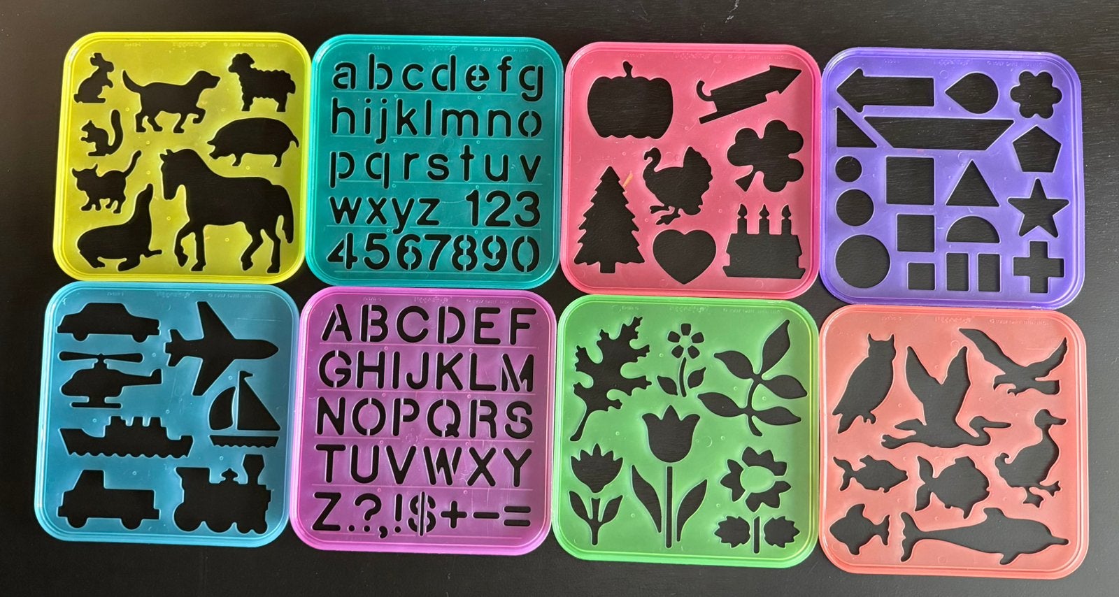 8 sjablonen van Tupperware, Kinderen en Baby's, Speelgoed | Educatief en Creatief, Ophalen of Verzenden, Zo goed als nieuw