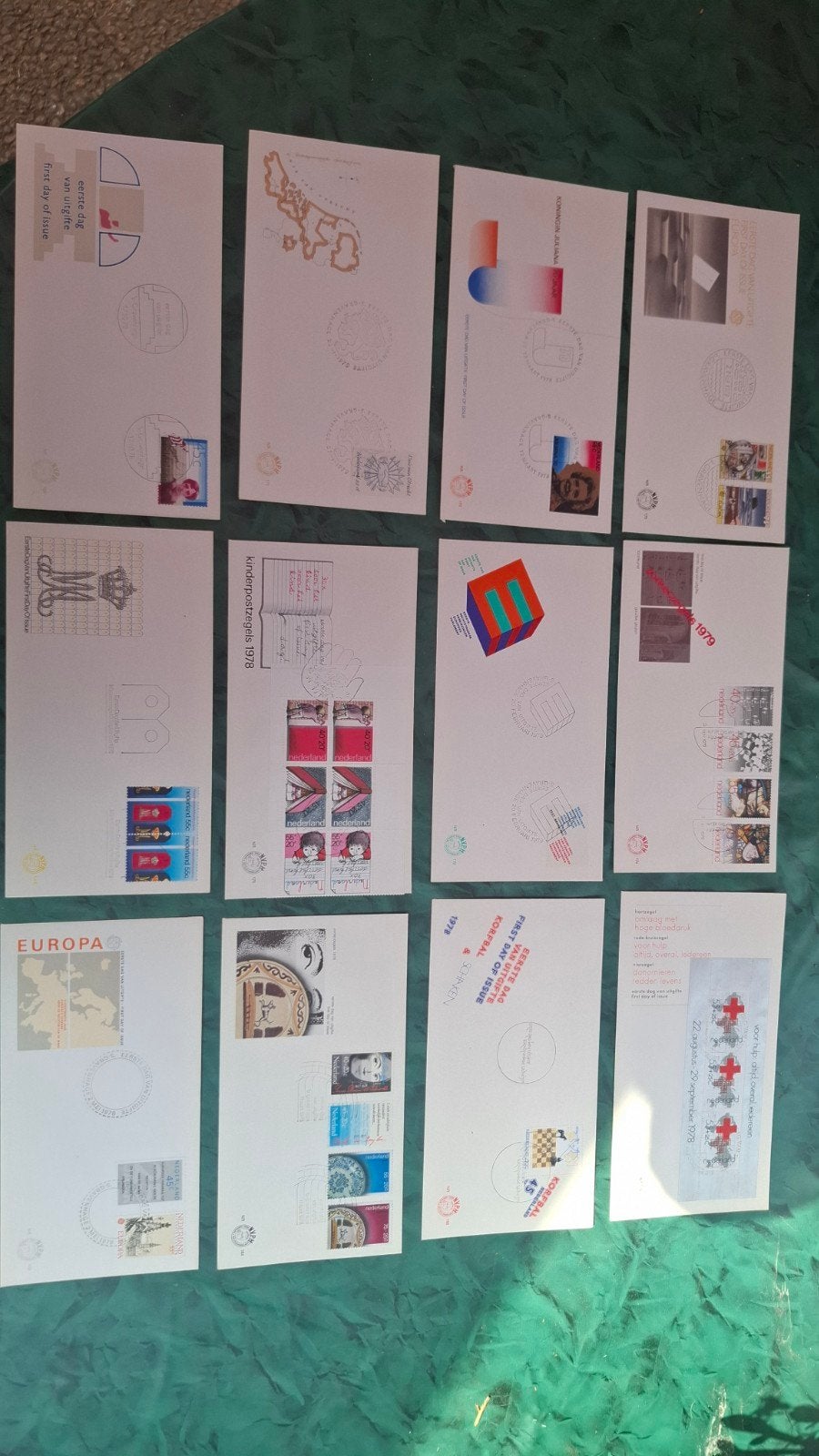 Collectie Eerste Dag Uitgifte Enveloppen (FDC's), Postzegels en Munten, Postzegels | Eerstedagenveloppen, Ophalen of Verzenden