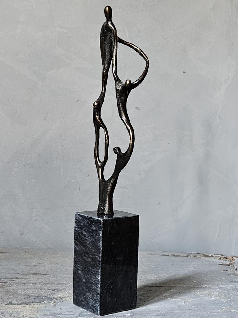 Bronzen beeldje Corry Ammerlaan, Antiek en Kunst, Ophalen of Verzenden, Brons