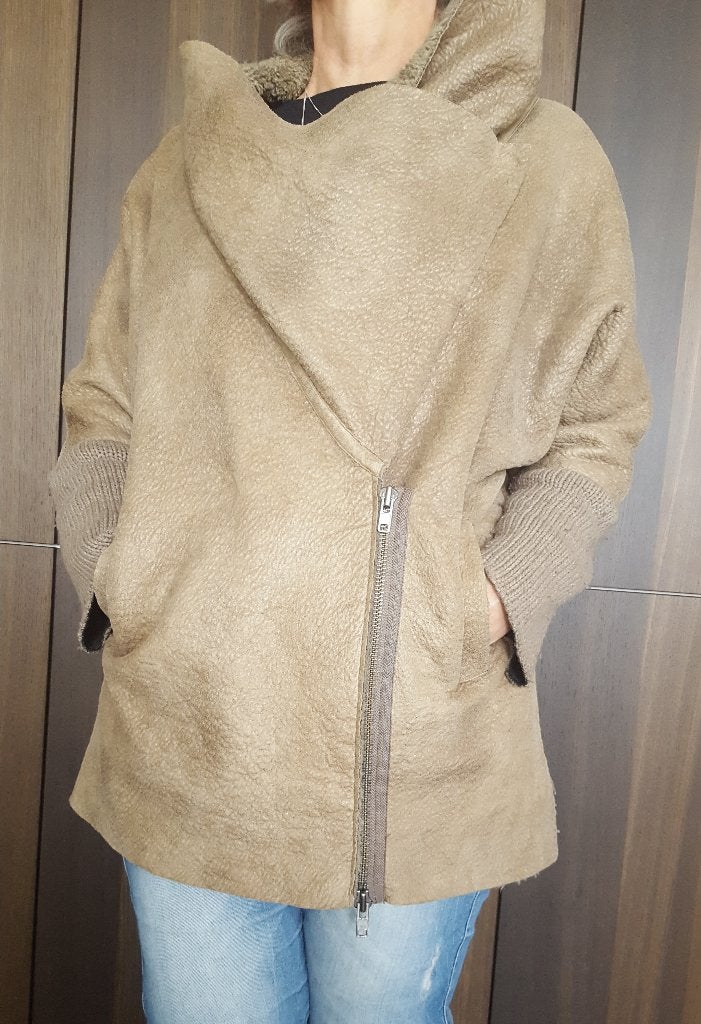 Jas van AMS Pure, maat 40, Kleding | Dames, Maat 38/40 (M), Bruin, Ophalen of Verzenden, AMS Pure