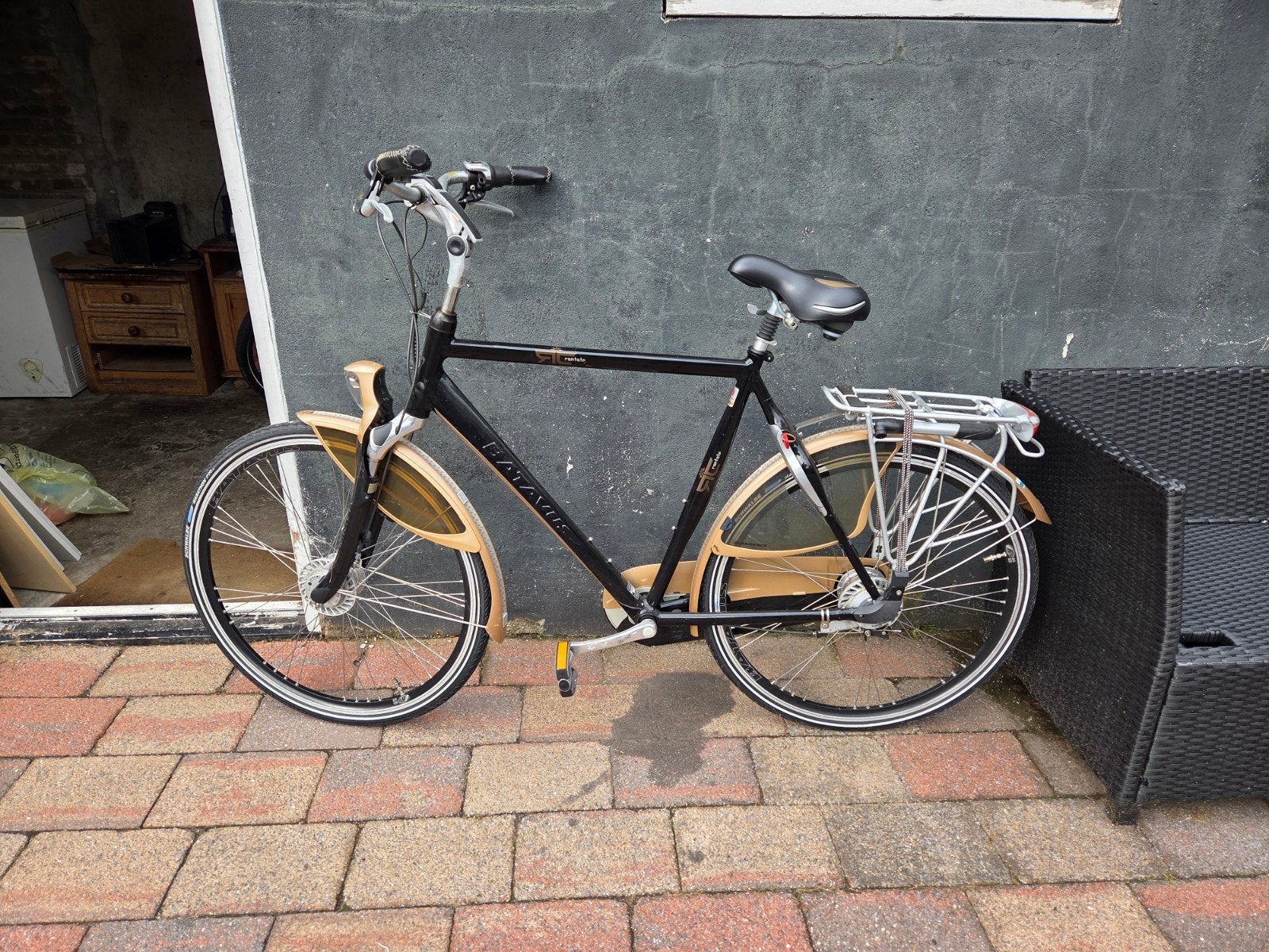 Batavus fiets met versnellingen en lage instap, Ophalen, Velgrem, Batavus, Versnellingen