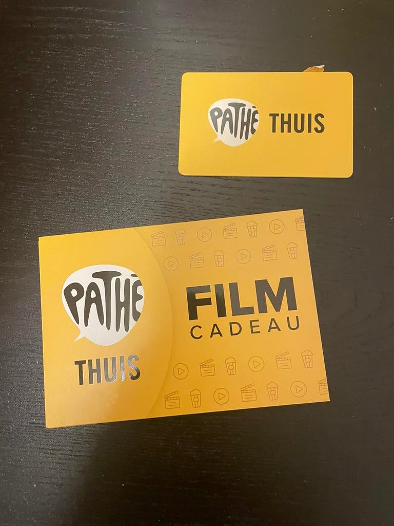 2 pathe thuis kaarten, Tickets en Kaartjes, Filmkaartjes, Twee personen, Vrijkaartje alle films