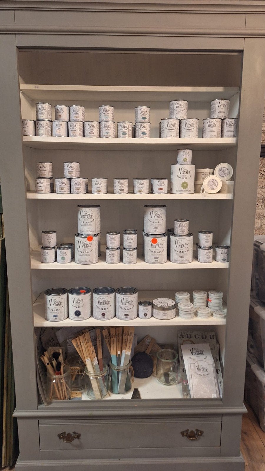 Restpartij Vintage Paint krijtverf met Ecolabel - Restpartij, Ophalen, Overige kleuren, Nieuw, Verf