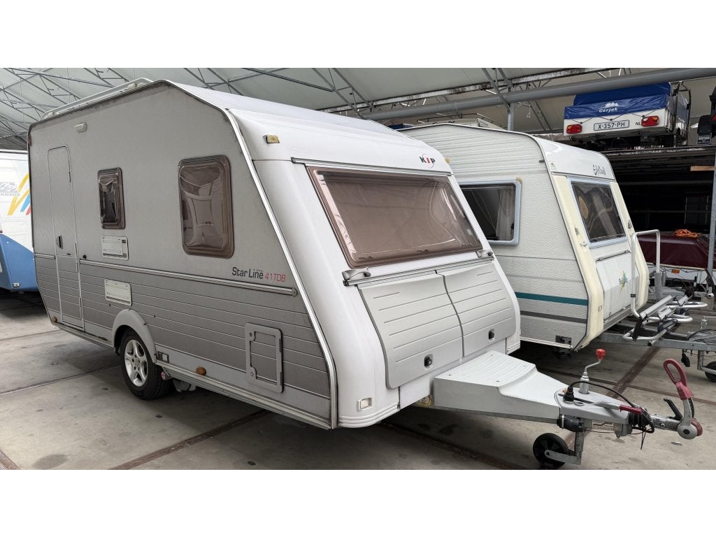 Kip Star Line Special 41 TDB + mover \ van 1e eigenaar, Caravans en Kamperen, Kip, Treinzit, 750 - 1000 kg, Overige typen
