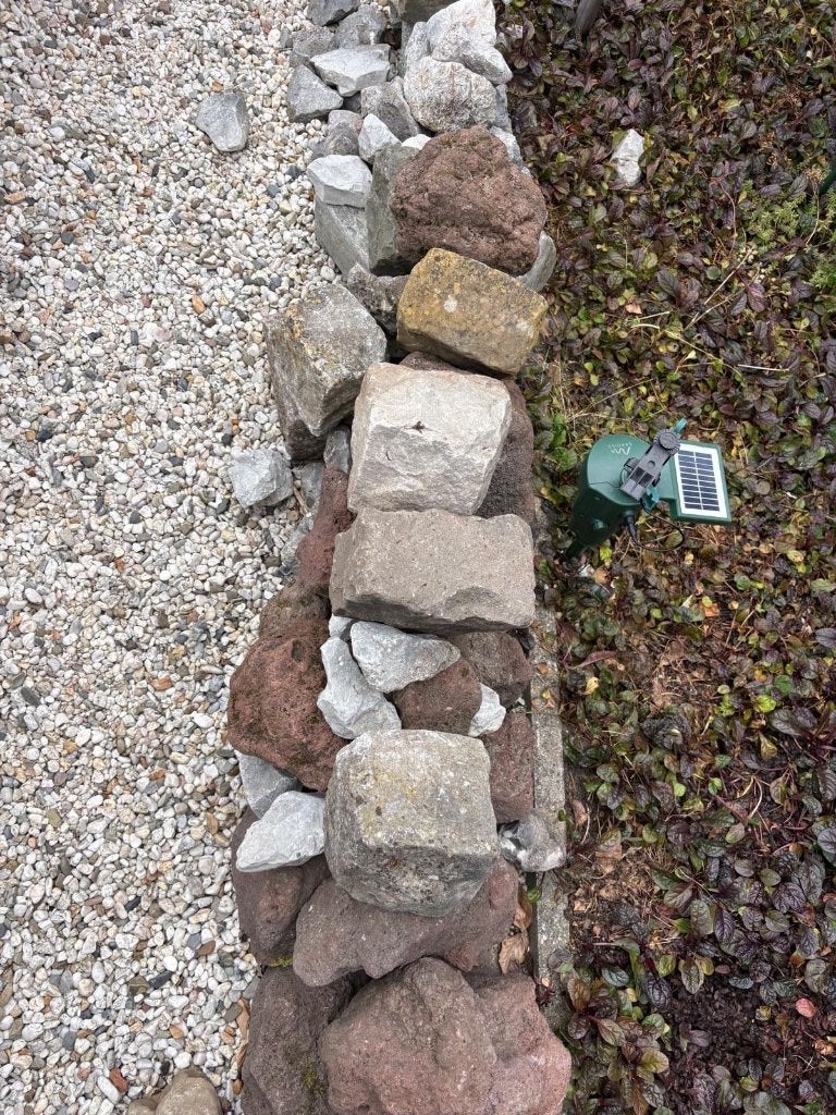 Tuin stenen rotsjes rotstuin gratis, Ophalen, Gebruikt, Klinkers, Natuursteen