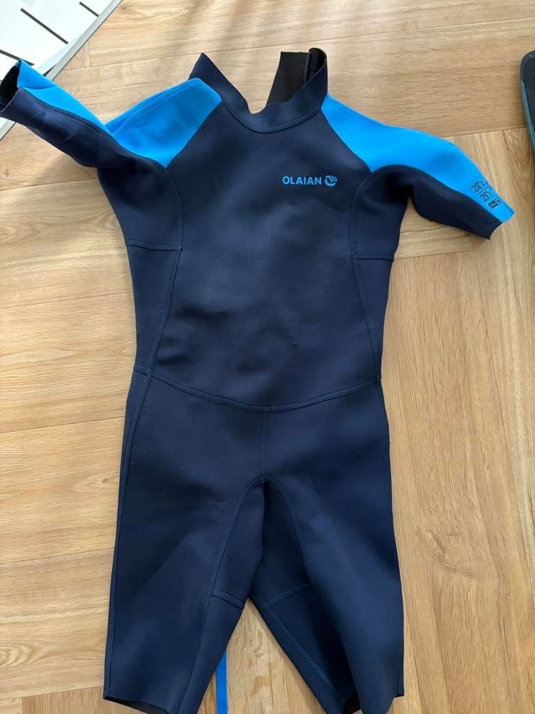 Decathlon wetsuit kids 134-140, Ophalen of Verzenden, Zo goed als nieuw, Kind, Wetsuit