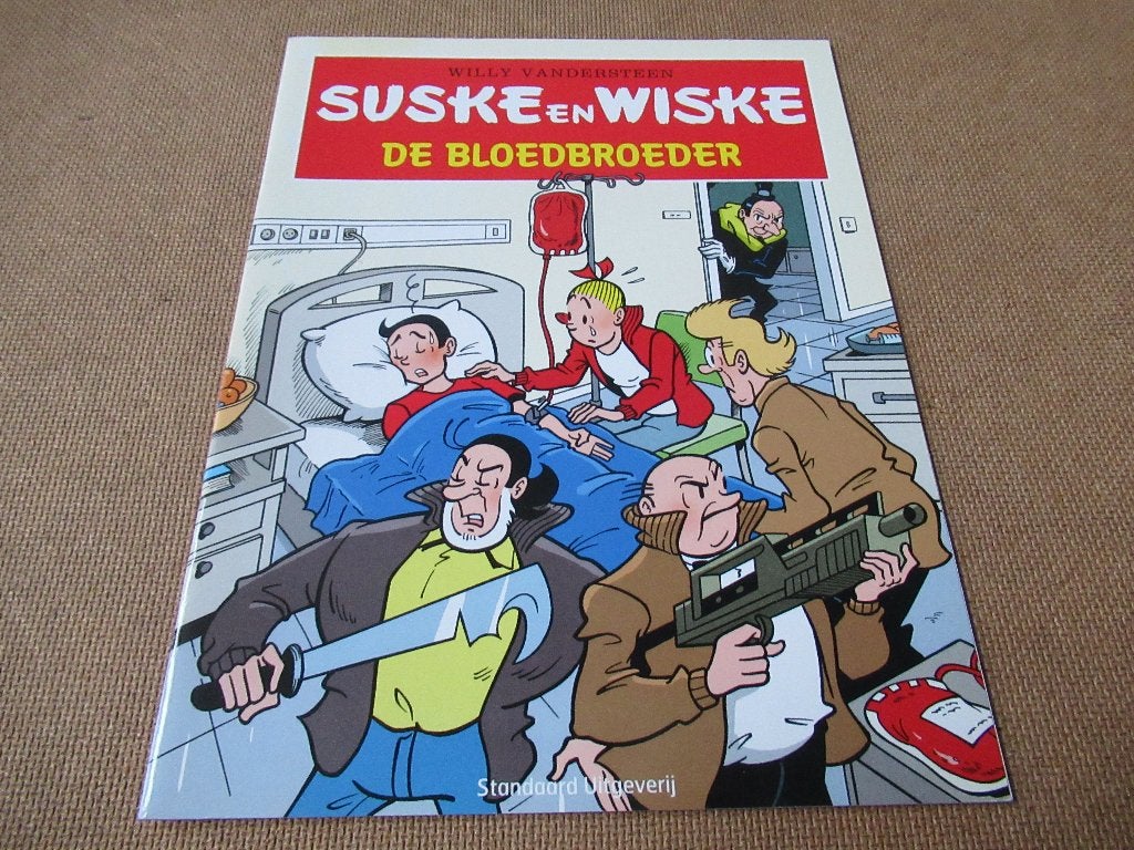 Suske en Wiske - De Bloedbroeder, uitgave Sanquin 2013, Verzenden, Willy Vandersteen, Eén stripboek, Zo goed als nieuw