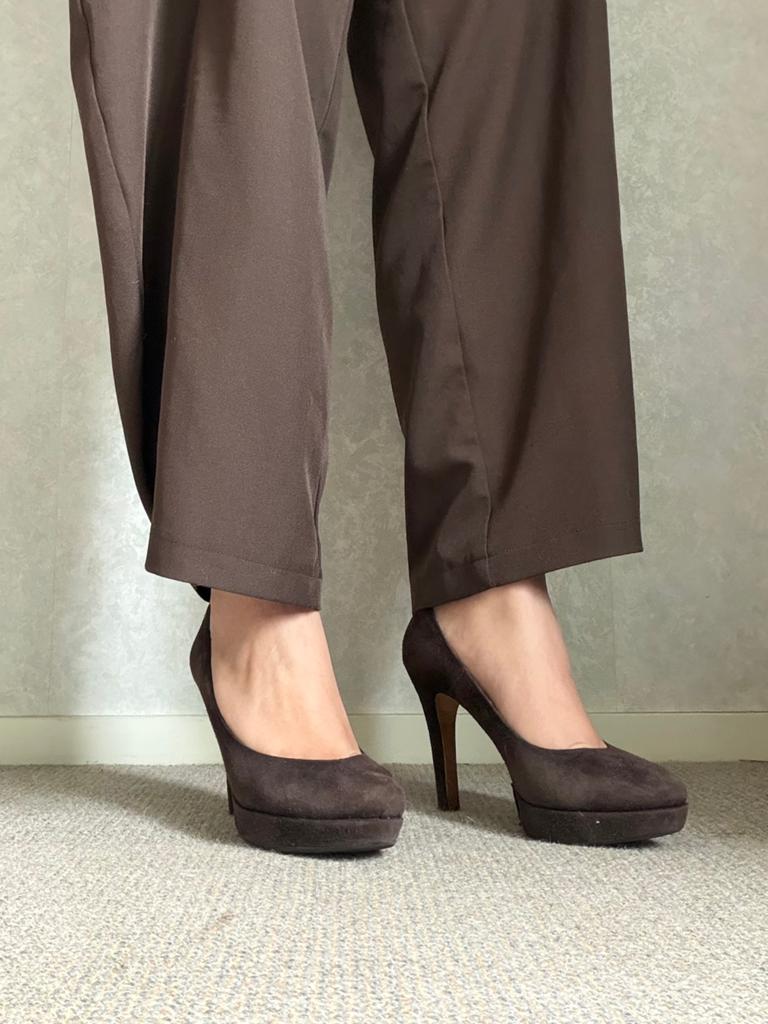 Mooie bruine dameshakken, Kleding | Dames, Schoenen, Verzenden, Zo goed als nieuw, Bruin